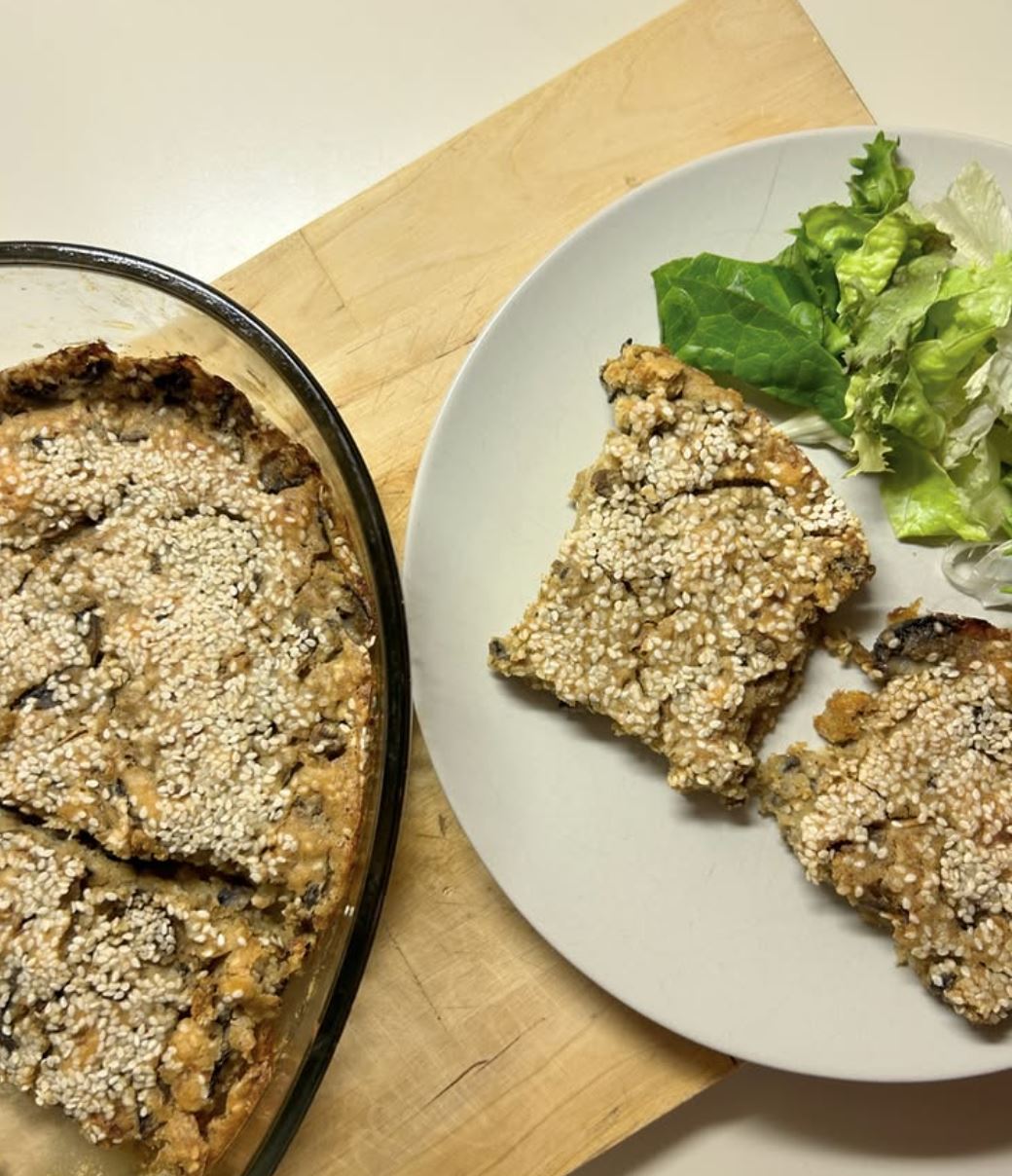 Μανιταρόπιτα χωρίς φύλλο